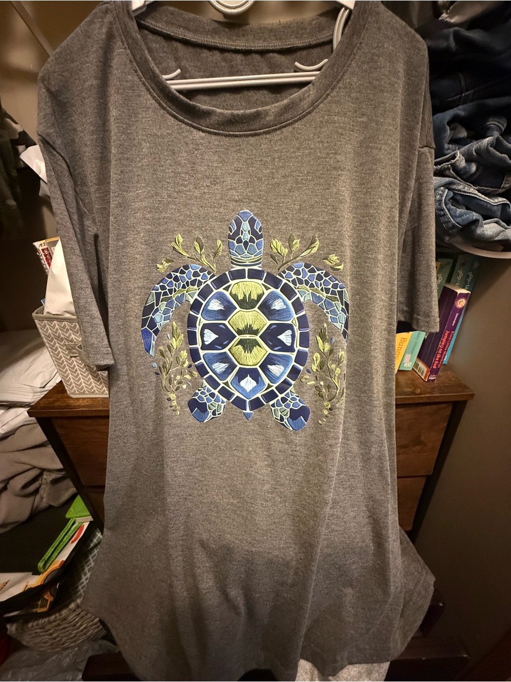 Womens 3x new turtle graphic tee